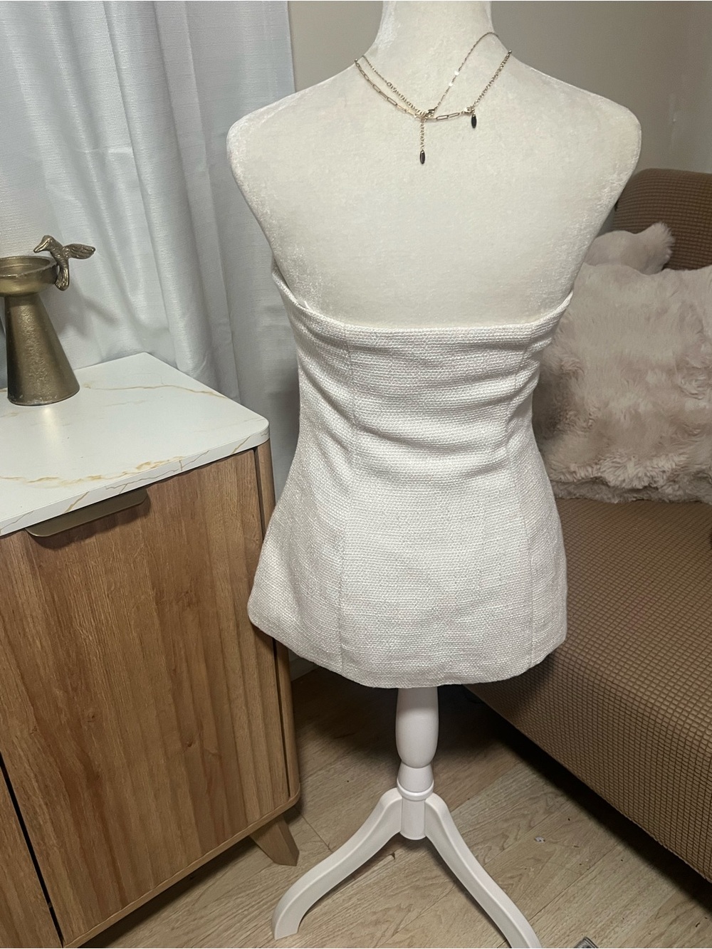 Cream Buttoned Top - Picture 5 of 6